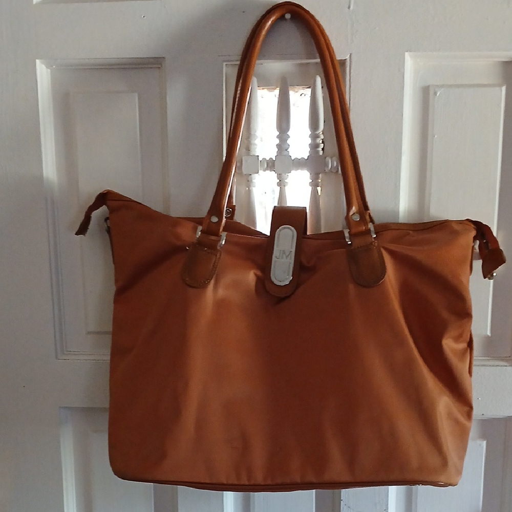 JM Collection Brown Women's Tote Bag